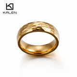 Zircon Couple Rings Stainless Steel Engagement Wedding Band Jewelry