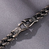 Punk Lock Chain Bracelet Men Vintage Stainless Steel Jewelry