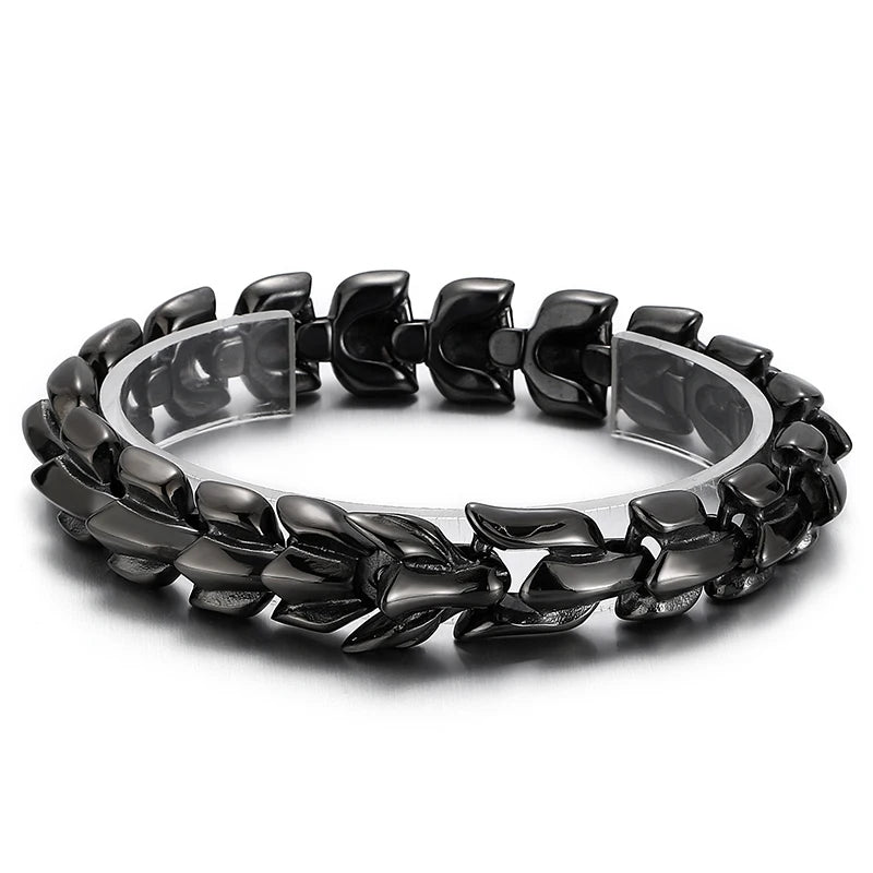 Punk Stainless Steel Men's Bracelet Chain Gift