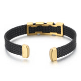 Punk Leather Cuff Bracelet for Men Rock Jewelry