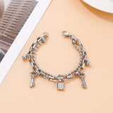 Key Lock Bracelet Stainless Steel Charm Jewelry