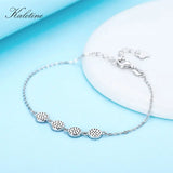 Kaletine 925 Silver Bracelet Evil Eye CZ Silver Jewelry for Women