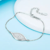 Kaletine 925 Silver Evil Eye Hamsa Charm Bracelet