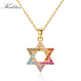 Kaletine Jewish Magen Star of David 925 Sterling Silver Necklace