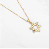 Kaletine Jewish Magen Star of David 925 Sterling Silver Necklace