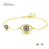 Kaletine Hamsa Evil Eye Bracelet 925 Sterling Silver CZ Jewelry Chain