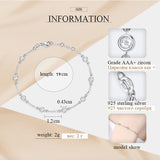 Kaletine Sterling Silver CZ Bracelet Charm Pride Jewelry