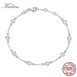 Kaletine Sterling Silver CZ Bracelet Charm Pride Jewelry