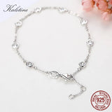 Kaletine Sterling Silver CZ Bracelet Charm Pride Jewelry