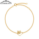 925 Sterling Silver Little Fox Bracelet for Women