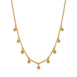 925 Sterling Silver Bead Chain Necklace for Women Wedding Party