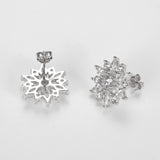 Kameraon Sterling Silver Multicolor Zircon Stud Earring