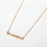 Mom Pendant Necklace for Women in Sterling Silver