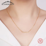 Mom Pendant Necklace for Women in Sterling Silver