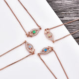 Kamov Zirconia Charm Evil Eye Bracelet Party Gift