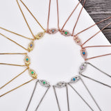 Kamov Zirconia Charm Evil Eye Bracelet Party Gift