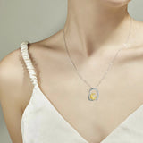 Kangaroo Necklace 925 Sterling Silver Animal Pendant Necklace