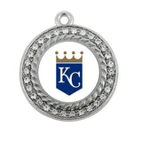 Kansas City Royals Charm Antique Silver Plated Jewelry