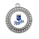 Kansas City Royals Charm Antique Silver Plated Jewelry
