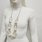Kara&Kale Bohemian Long Wood Necklace