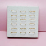 Karnoz 20PCS Nose Rings Hoop Set for Women