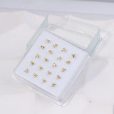 Karnoz 20Pcs Nose Stud Dragonfly Piercing Nostril Jewelry
