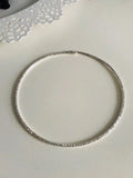 Karopel Rhinestone Round Iced-Out Necklace for Women