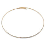 Karopel Rhinestone Round Iced-Out Necklace for Women