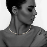 Karopel Rhinestone Round Iced-Out Necklace for Women