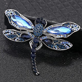 Vintage Dragonfly Brooches For Women Dress Coat Accessories Jewelry Gift