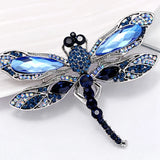 Vintage Dragonfly Brooches For Women Dress Coat Accessories Jewelry Gift