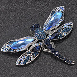 Vintage Dragonfly Brooches For Women Dress Coat Accessories Jewelry Gift