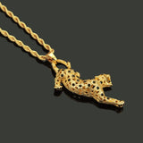 Karopel Hip-hop Leopard Pendant Necklace for Women
