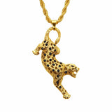 Karopel Hip-hop Leopard Pendant Necklace for Women