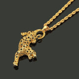 Karopel Hip-hop Leopard Pendant Necklace for Women