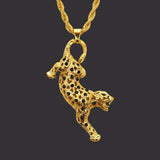 Karopel Hip-hop Leopard Pendant Necklace for Women