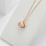 Karopel Shell Pearl Pendant Necklace with Sweets