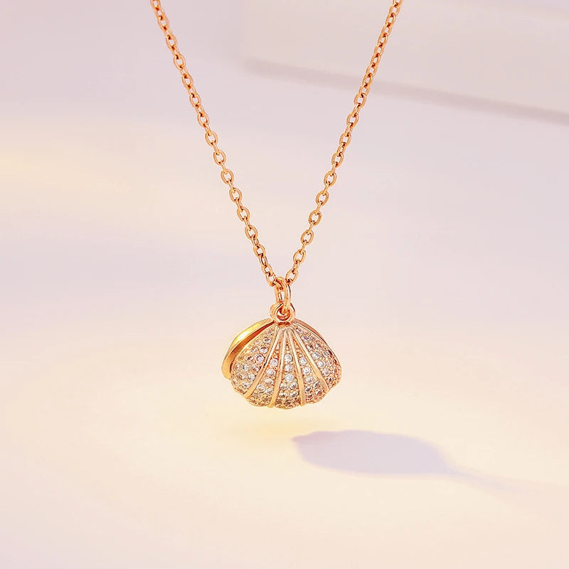 Karopel Shell Pearl Pendant Necklace with Sweets