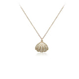 Karopel Shell Pearl Pendant Necklace with Sweets