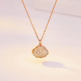 Karopel Shell Pearl Pendant Necklace with Sweets