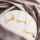 Karopel Zodiac Pendant Necklace, Direct English Name Disc Charm Necklace