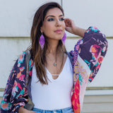 Kaseakia Big Statement Seed Bead Earrings, Bohemian Tassel Dangle Earrings