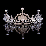 Royal Rhinestone Crystal Wedding Hair Crown Tiara