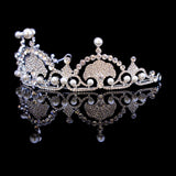 Royal Rhinestone Crystal Wedding Hair Crown Tiara