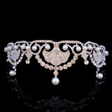 Royal Rhinestone Crystal Wedding Hair Crown Tiara