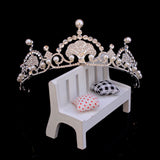Royal Rhinestone Crystal Wedding Hair Crown Tiara