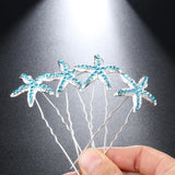 Crystal Rhinestone Flower Bridal Hairpins Wedding Hair Accessories