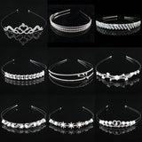 Hot Tiara Crown Girls Bridesmaid Bride Wedding Prom Hair Jewelry