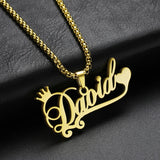 Personalized Name Necklaces for Women Stainless Steel Letter Necklace