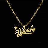 Personalized Name Necklaces for Women Stainless Steel Letter Necklace